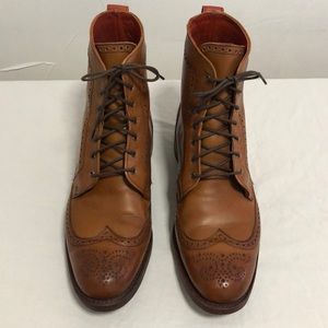 ALLEN EDMONDS DALTON WINGTIP MENS DRESS BOOTS 10D